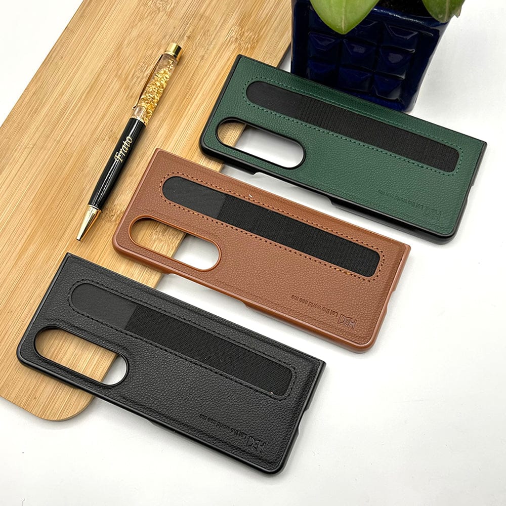 FRATO Fold 4 Collections Samsung Z Fold 4 PU Leather Design With S Pen Slot Case Cover
