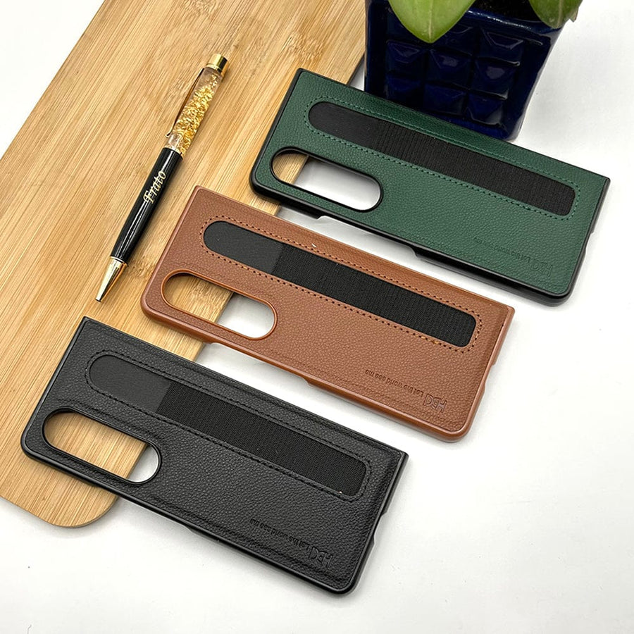 FRATO Fold 4 Collections Samsung Z Fold 4 PU Leather Design With S Pen Slot Case Cover