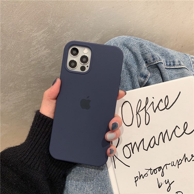 FRATO iPhone Trending iPhone 13 iPhone Liquid Silicone Case Cover ( PACIFIC BLUE )