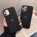 iPhone Liquid Silicone Case Cover ( BLACK )