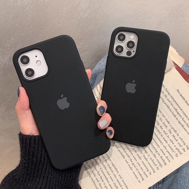 FRATO iPhone Trending iPhone 13 Pro Max iPhone Liquid Silicone Case Cover ( BLACK )
