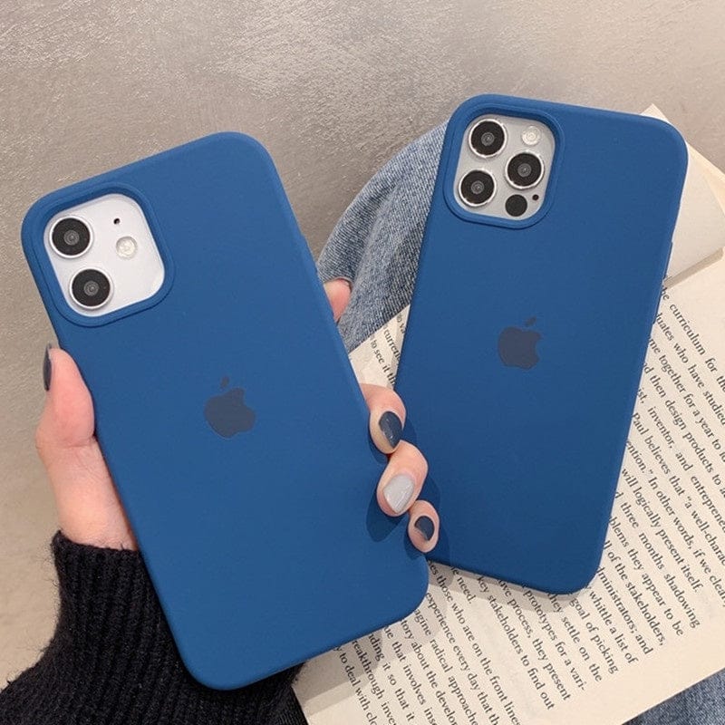 FRATO iPhone Trending iPhone 13 Pro Max iPhone Liquid Silicone Case Cover ( COBALT BLUE )