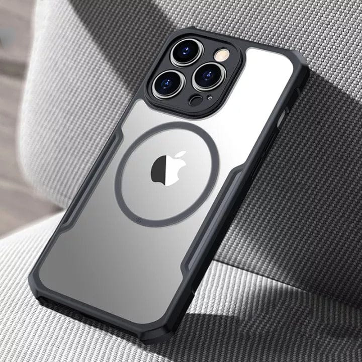 FRATO iPhone Trending iPhone 14 Pro Max iPhone Magsafe Shockproof Airbags Bumper Transparent Back Case Cover