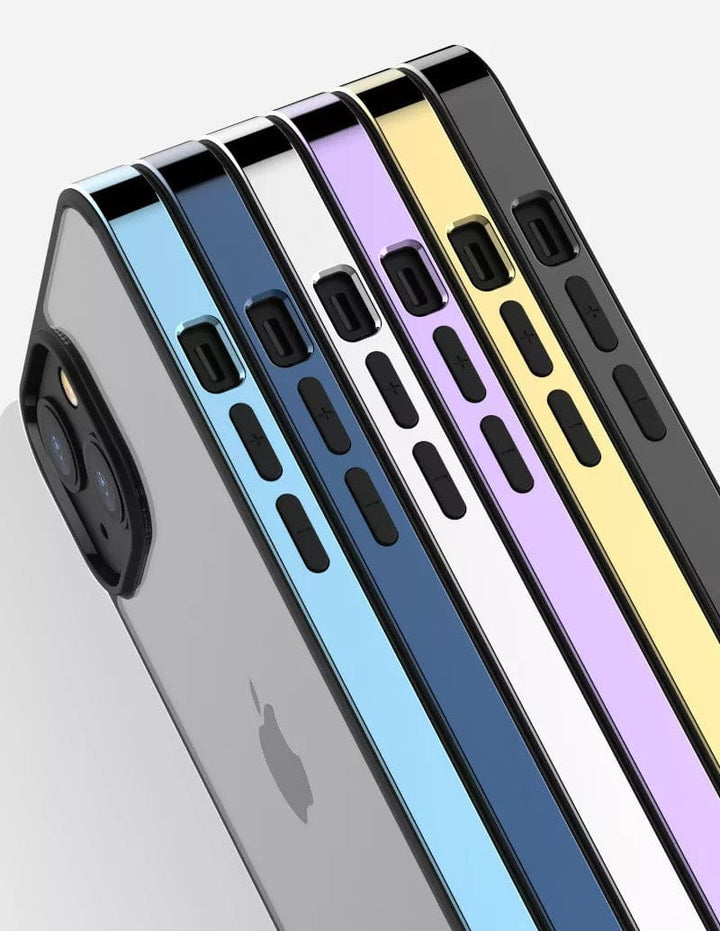 FRATO iPhone Trending iPhone Chrome Plating Bumper Clear Case