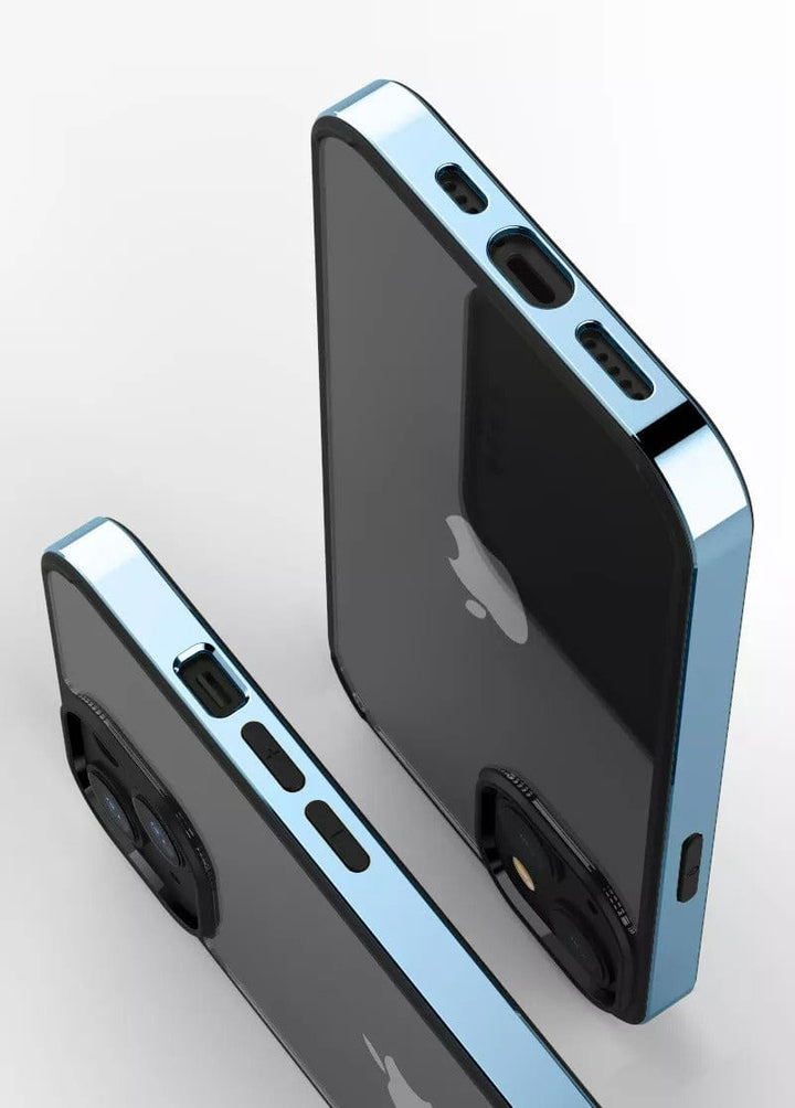 FRATO iPhone Trending iPhone Chrome Plating Bumper Clear Case