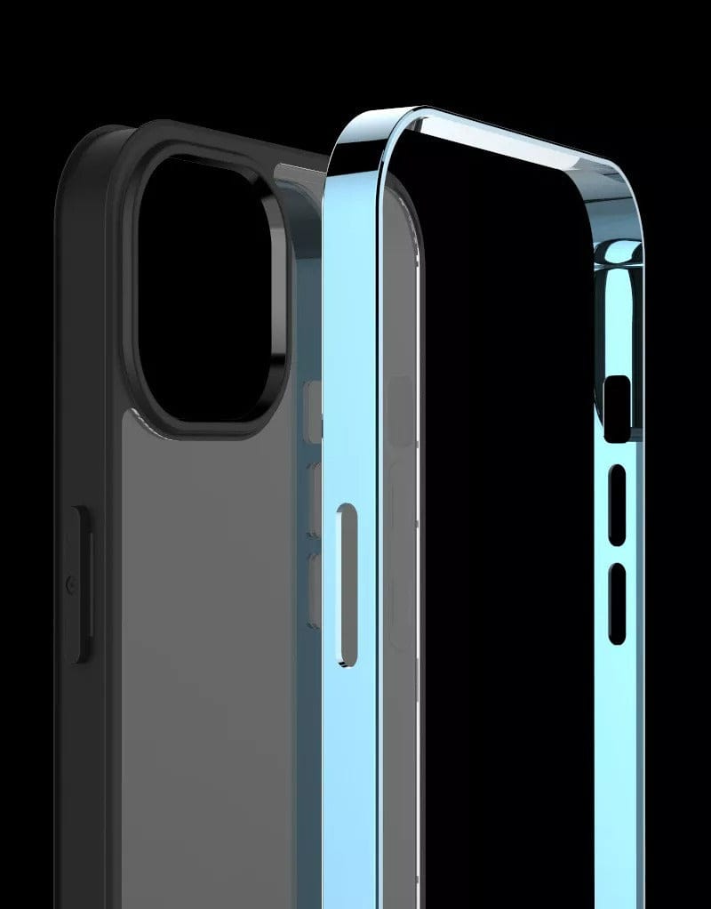 FRATO iPhone Trending iPhone Chrome Plating Bumper Clear Case