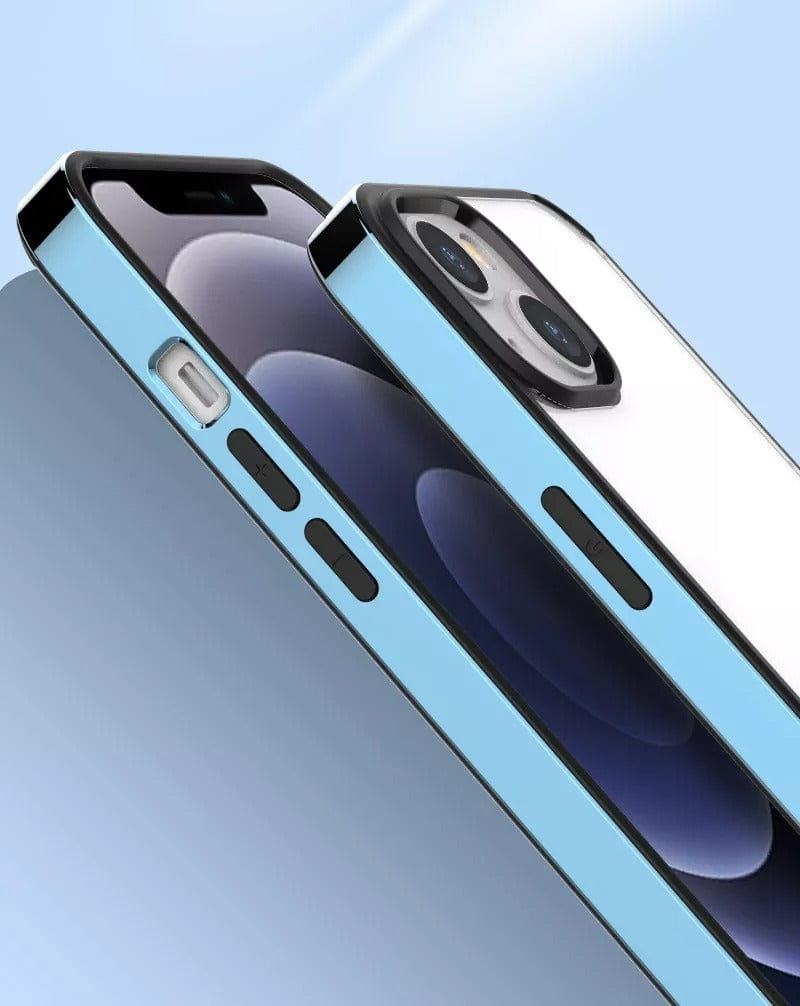 FRATO iPhone Trending iPhone Chrome Plating Bumper Clear Case