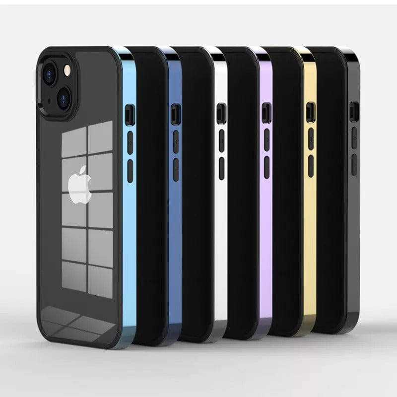 FRATO iPhone Trending iPhone Chrome Plating Bumper Clear Case