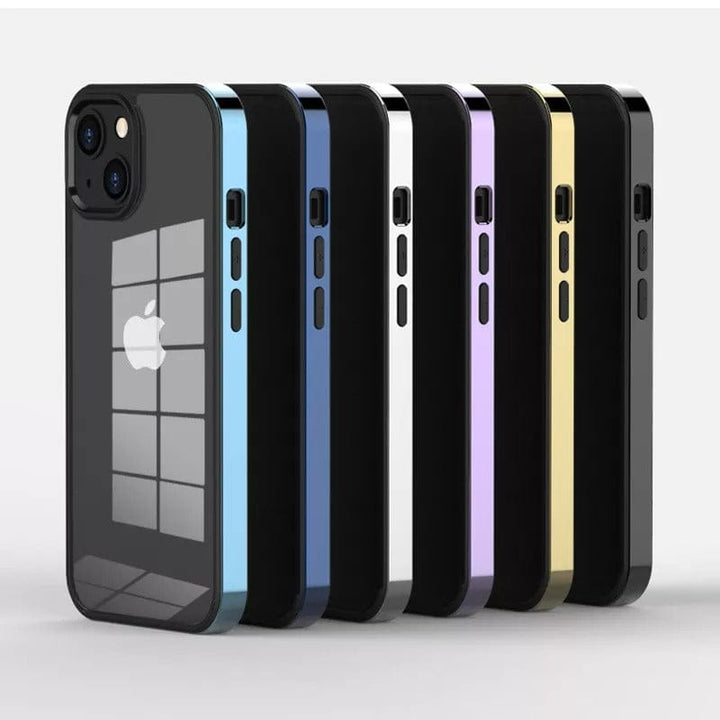 FRATO iPhone Trending iPhone Chrome Plating Bumper Clear Case