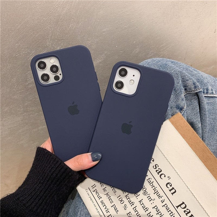 FRATO iPhone Trending iPhone Liquid Silicone Case Cover ( PACIFIC BLUE )