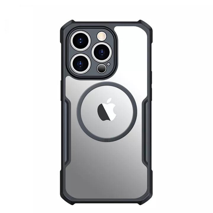 FRATO iPhone Trending iPhone Magsafe Shockproof Airbags Bumper Transparent Back Case Cover