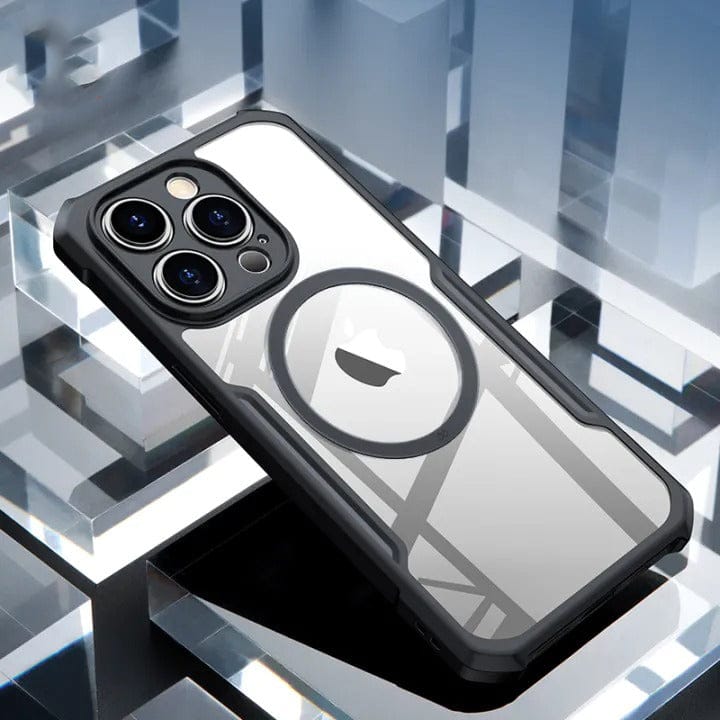 FRATO iPhone Trending iPhone Magsafe Shockproof Airbags Bumper Transparent Back Case Cover