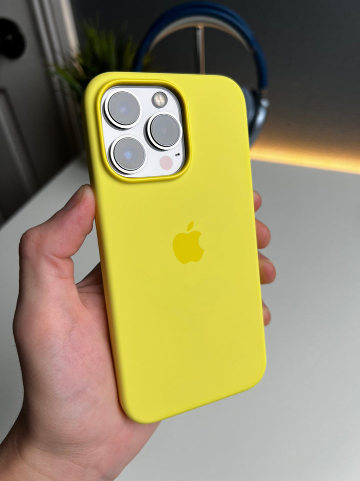 FRATO iPhone Trending iPhone Silicone Case Cover ( Yellow )