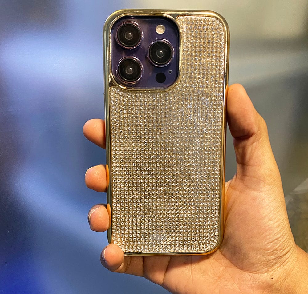 FRATO iPhone Trending Luxury Diamond iPhone Case Cover Golden