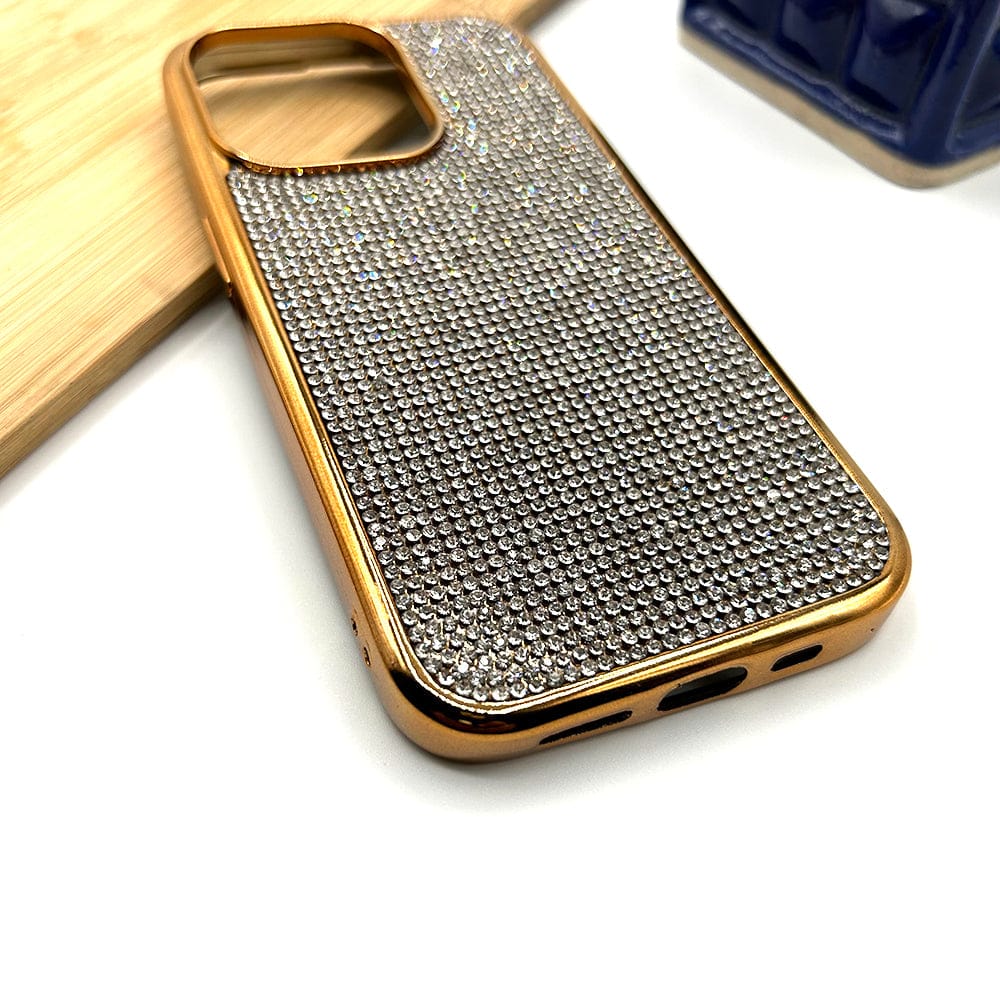 FRATO iPhone Trending Luxury Diamond iPhone Case Cover Golden