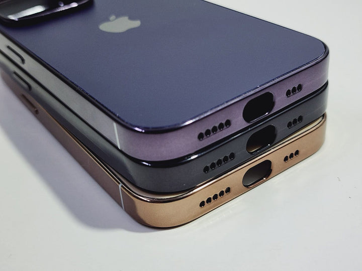 FRATO iPhone Trending Matte Slim iPhone My Case With CHROME Finished edges Deep Purple