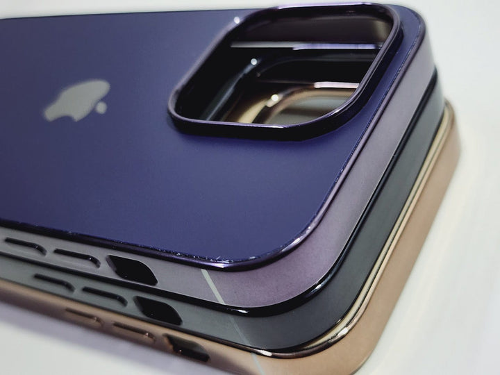 FRATO iPhone Trending Matte Slim iPhone My Case With CHROME Finished edges Deep Purple