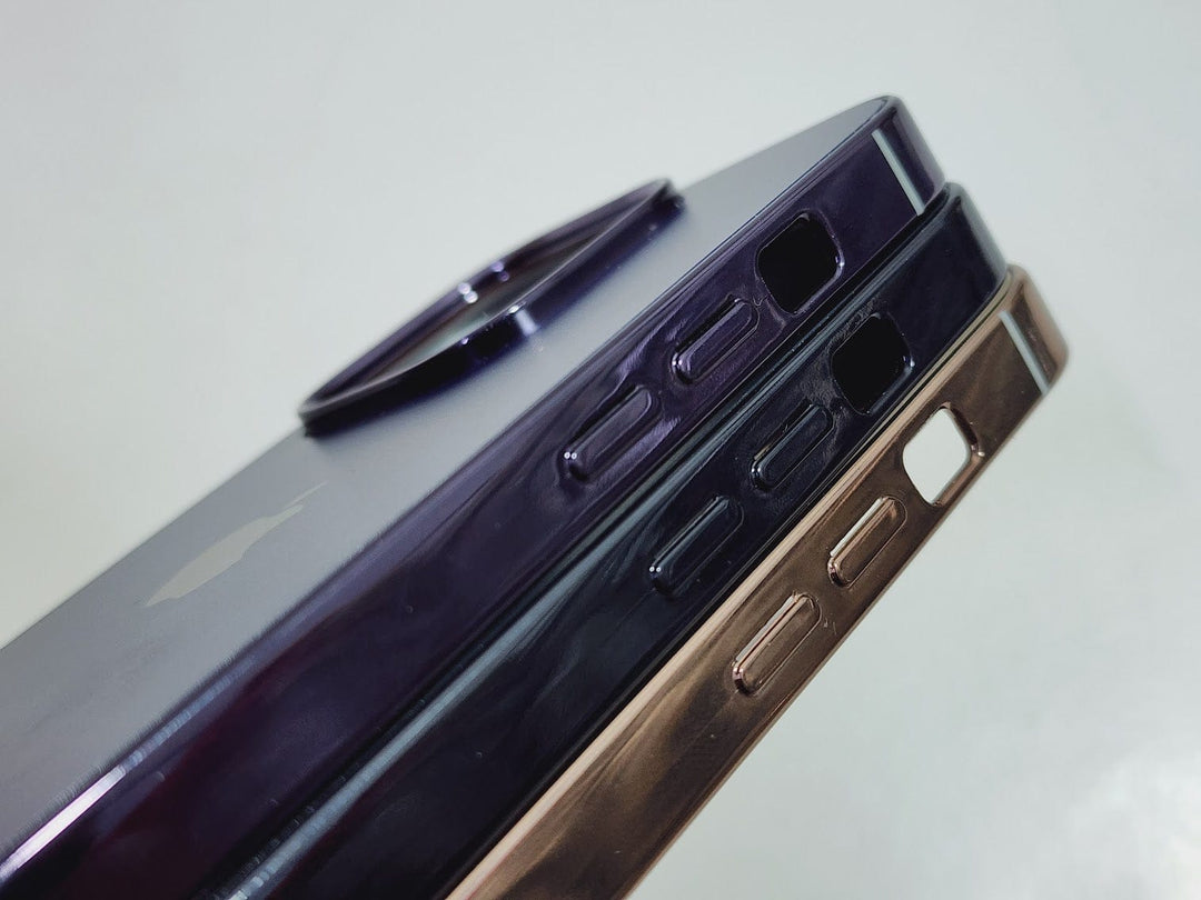 FRATO iPhone Trending Matte Slim iPhone My Case With CHROME Finished edges Deep Purple