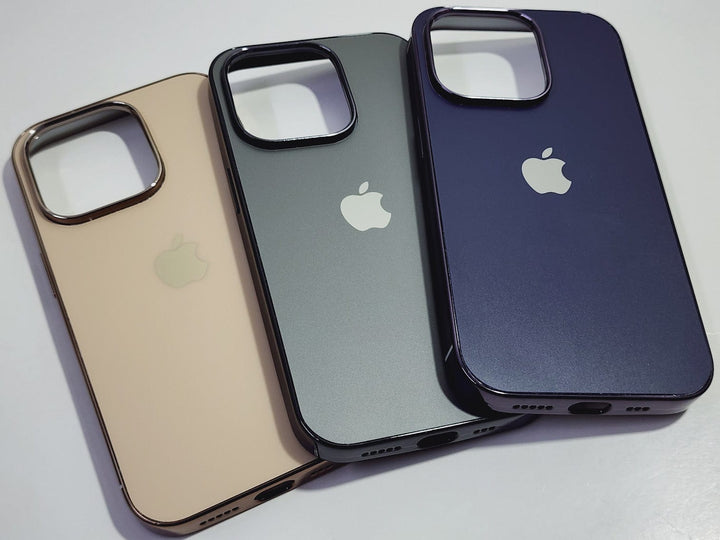 FRATO iPhone Trending Matte Slim iPhone My Case With CHROME Finished edges Deep Purple