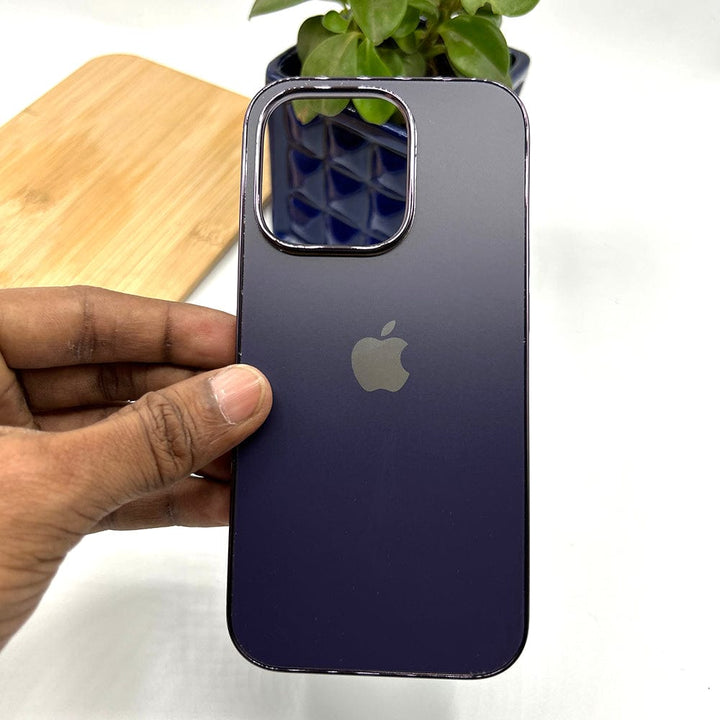 FRATO iPhone Trending Matte Slim iPhone My Case With CHROME Finished edges Deep Purple