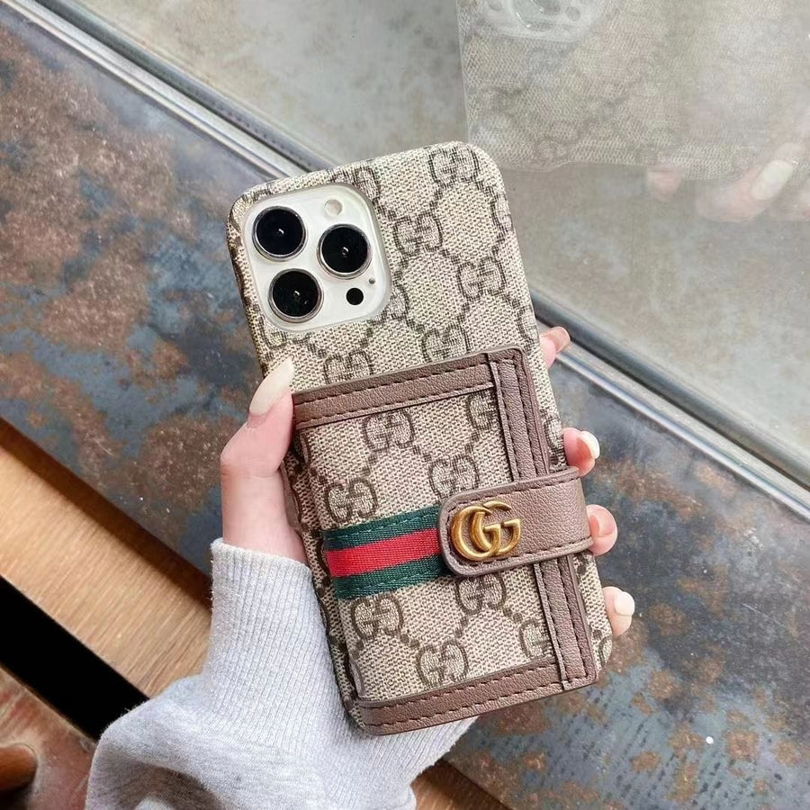FRATO luxury Case iPhone 12 Pro Max iPhone Luxury Brand GG Wallet Case Cover