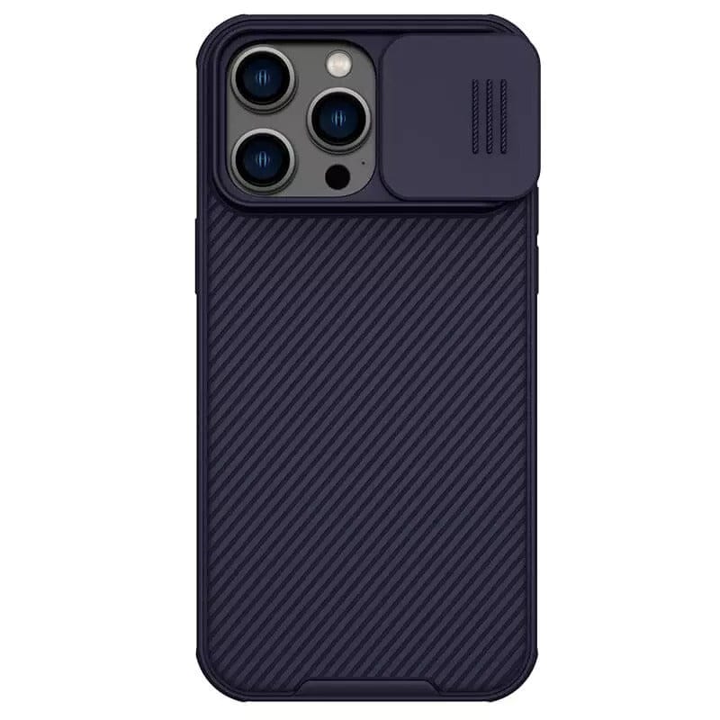 FRATO luxury Case iPhone 14 Pro Max Nillkin Camshield Pro Shockproof Case For iPhone - Deep Purple