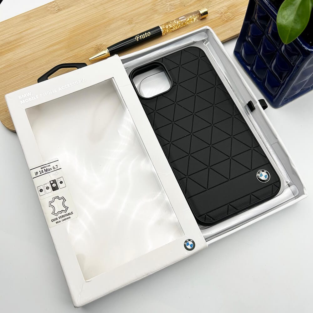 FRATO luxury Case iPhone BMW Sports Car Logo Case Cover - BLACK