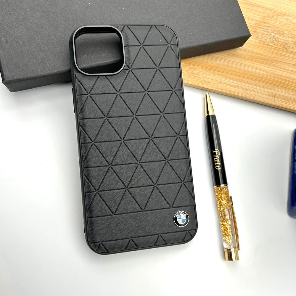 FRATO luxury Case iPhone BMW Sports Car Logo Case Cover - BLACK