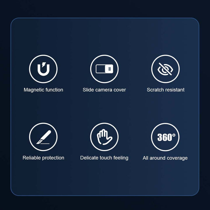 FRATO luxury Case Nillkin Camshield Pro Shockproof Case For iPhone - BLACK