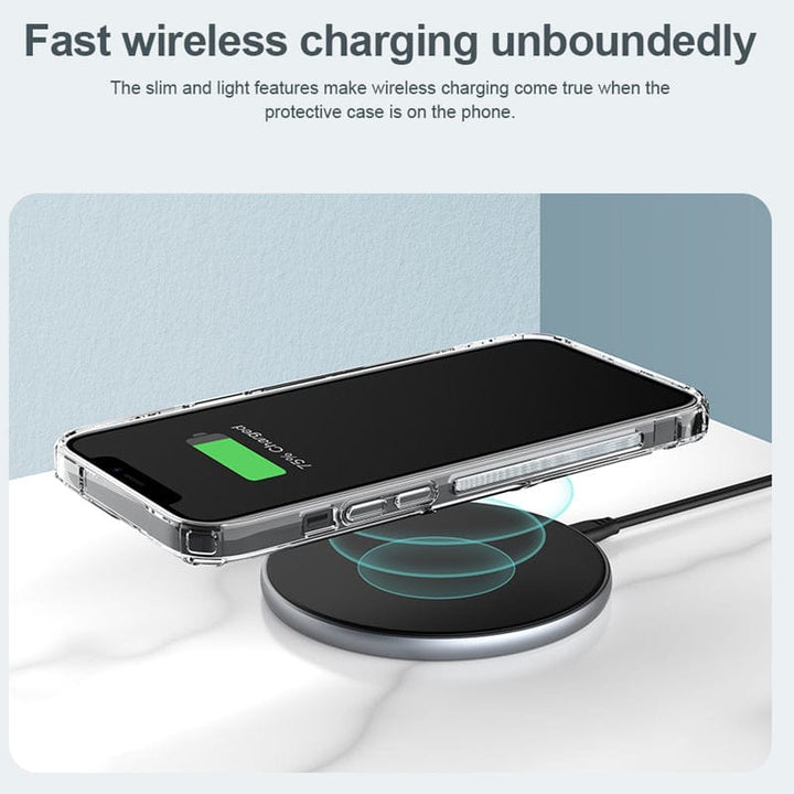 FRATO luxury Case Nillkin iPhone Magsafe Clear Airbag Drop Fall Resistant Magnetic Case Cover