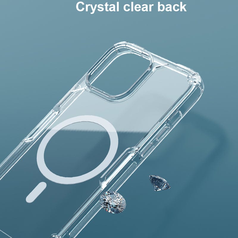 FRATO luxury Case Nillkin iPhone Magsafe Clear Airbag Drop Fall Resistant Magnetic Case Cover
