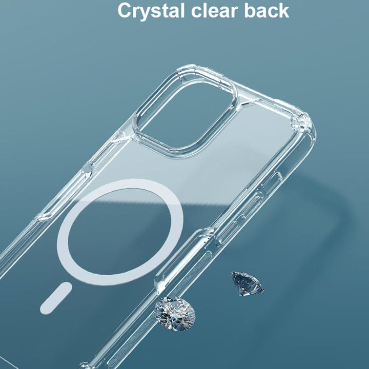 FRATO luxury Case Nillkin iPhone Magsafe Clear Airbag Drop Fall Resistant Magnetic Case Cover