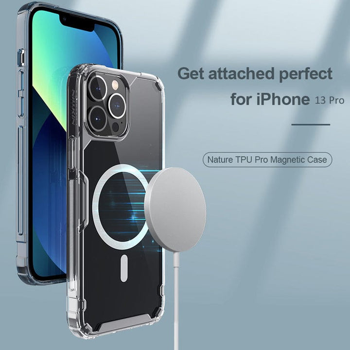 FRATO luxury Case Nillkin iPhone Magsafe Clear Airbag Drop Fall Resistant Magnetic Case Cover