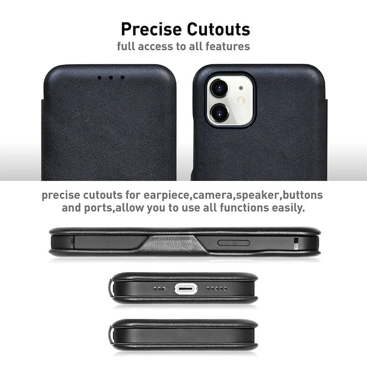 FRATO luxury Case Premium iPhone PU Leather Flip Cover