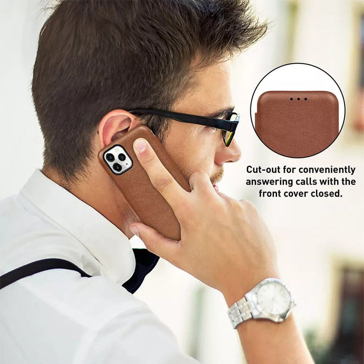 FRATO luxury Case Premium iPhone PU Leather Flip Cover