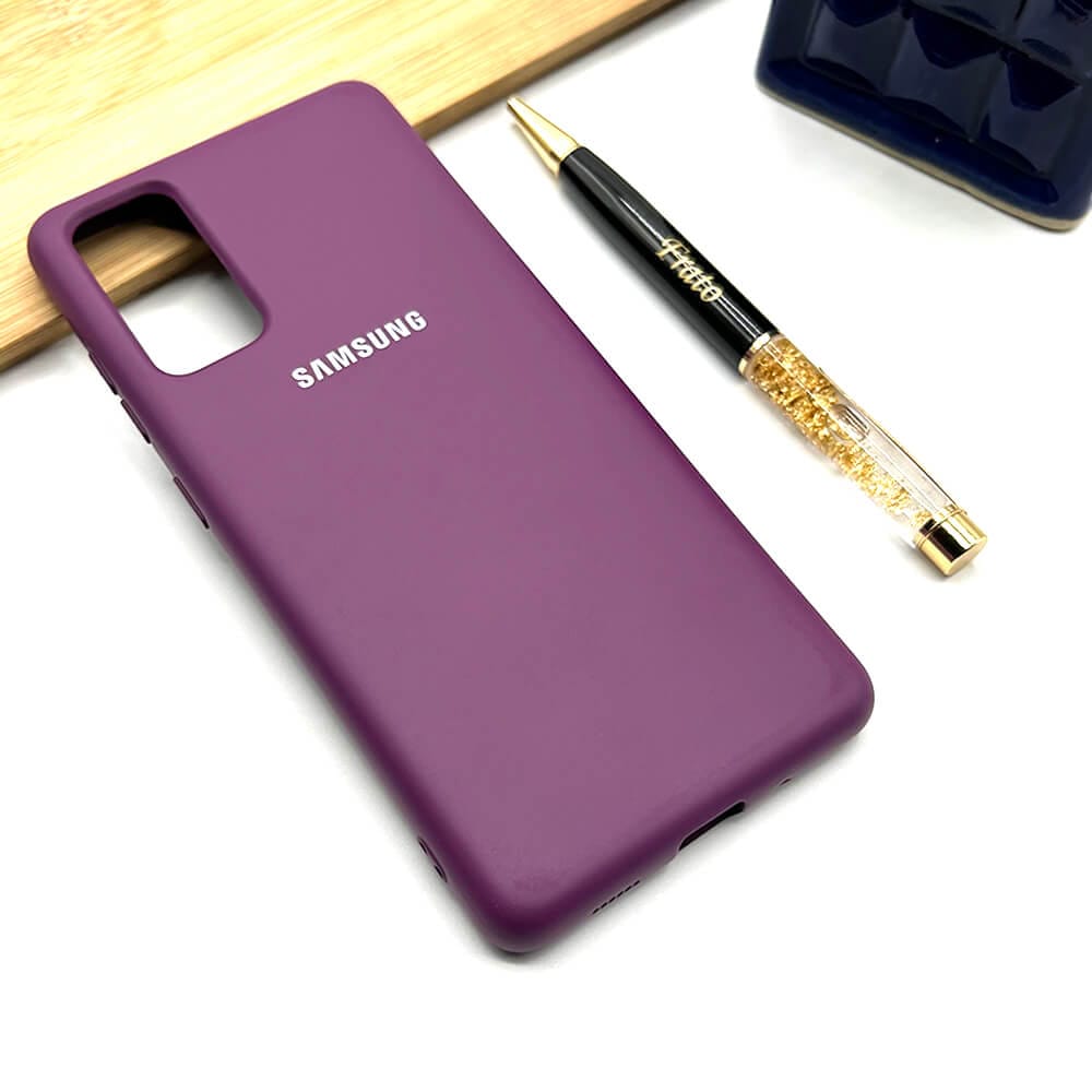 FRATO No Advertising Samsung Galaxy Liquid Silicone Case Cover ( Purple )
