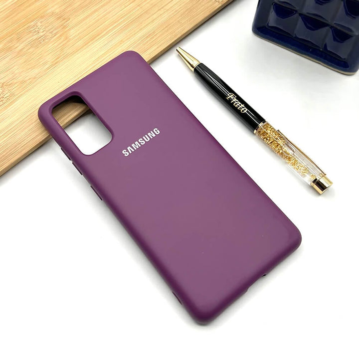 FRATO No Advertising Samsung Galaxy Liquid Silicone Case Cover ( Purple )
