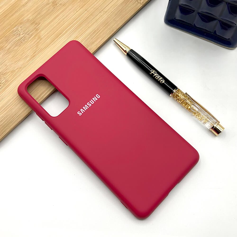 FRATO No Advertising Samsung Galaxy Liquid Silicone Case Cover ( Rose Red )