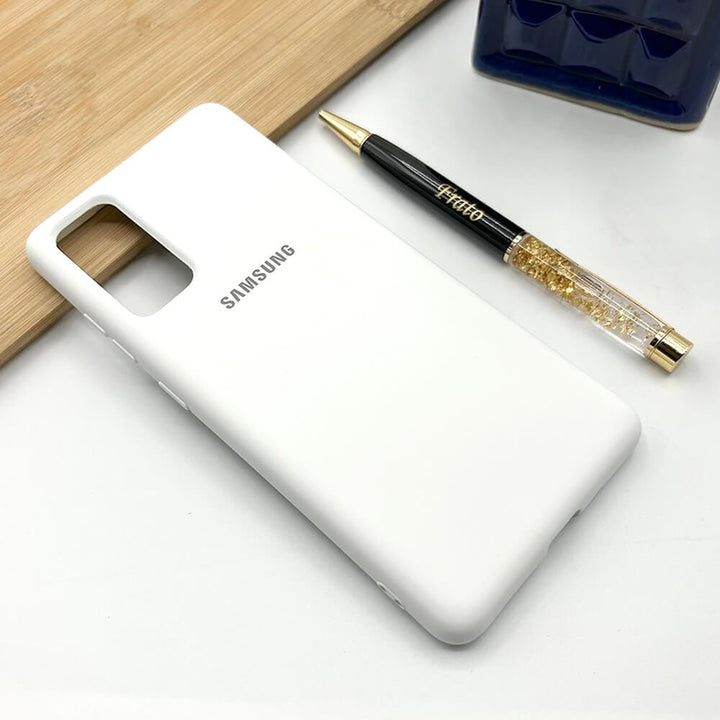 FRATO No Advertising Samsung Galaxy Liquid Silicone Case Cover ( White )