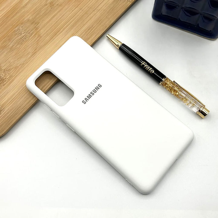 FRATO No Advertising Samsung Galaxy Liquid Silicone Case Cover ( White )
