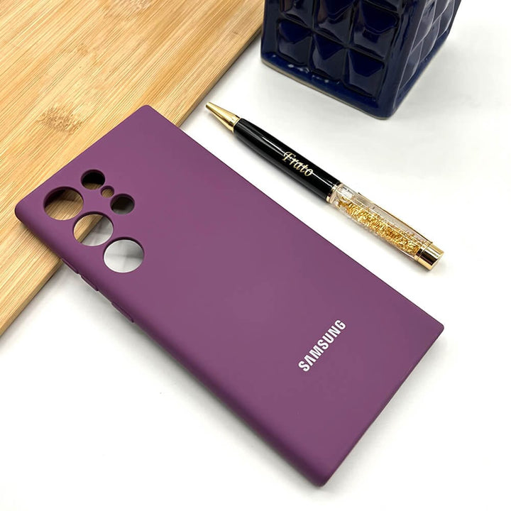 FRATO No Advertising Samsung Galaxy S23 Ultra Liquid Silicone Case Cover