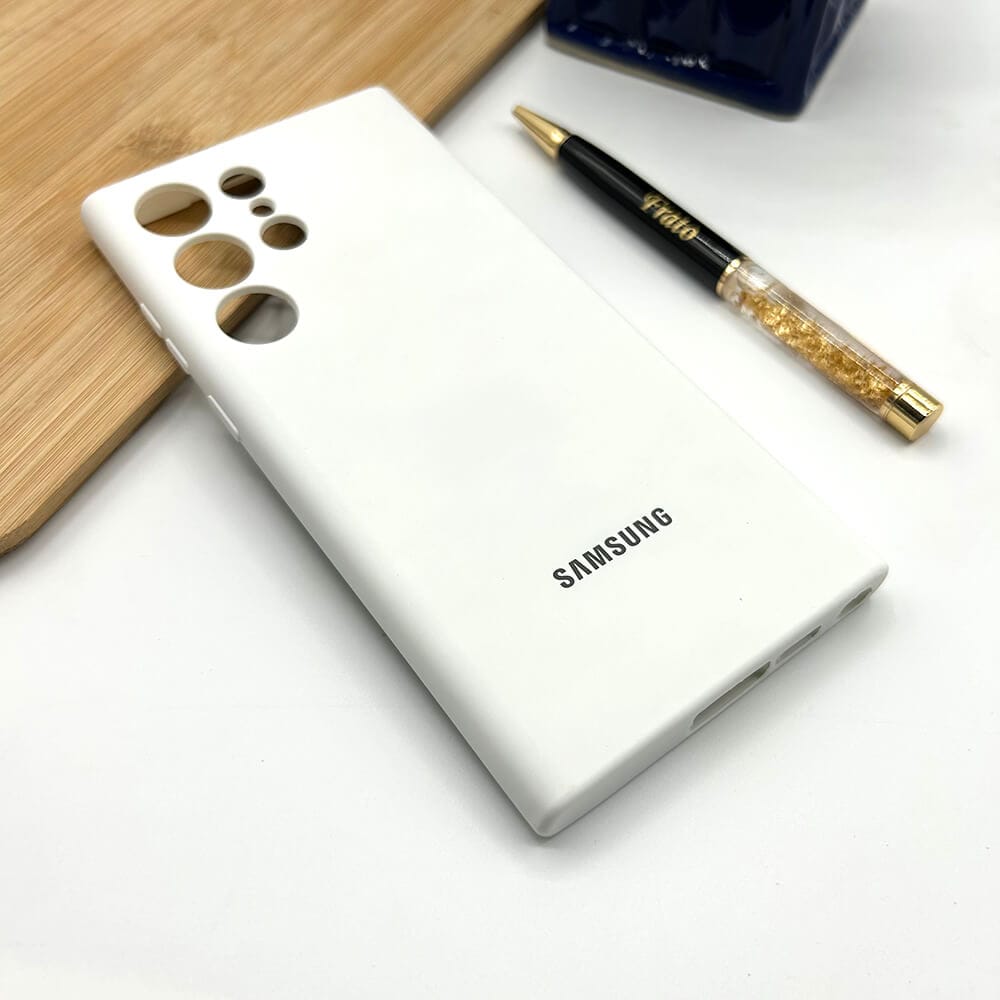 FRATO No Advertising Samsung Galaxy S23 Ultra Liquid Silicone Case Cover