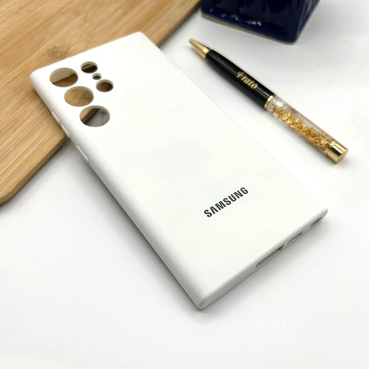 FRATO No Advertising Samsung Galaxy S23 Ultra Liquid Silicone Case Cover