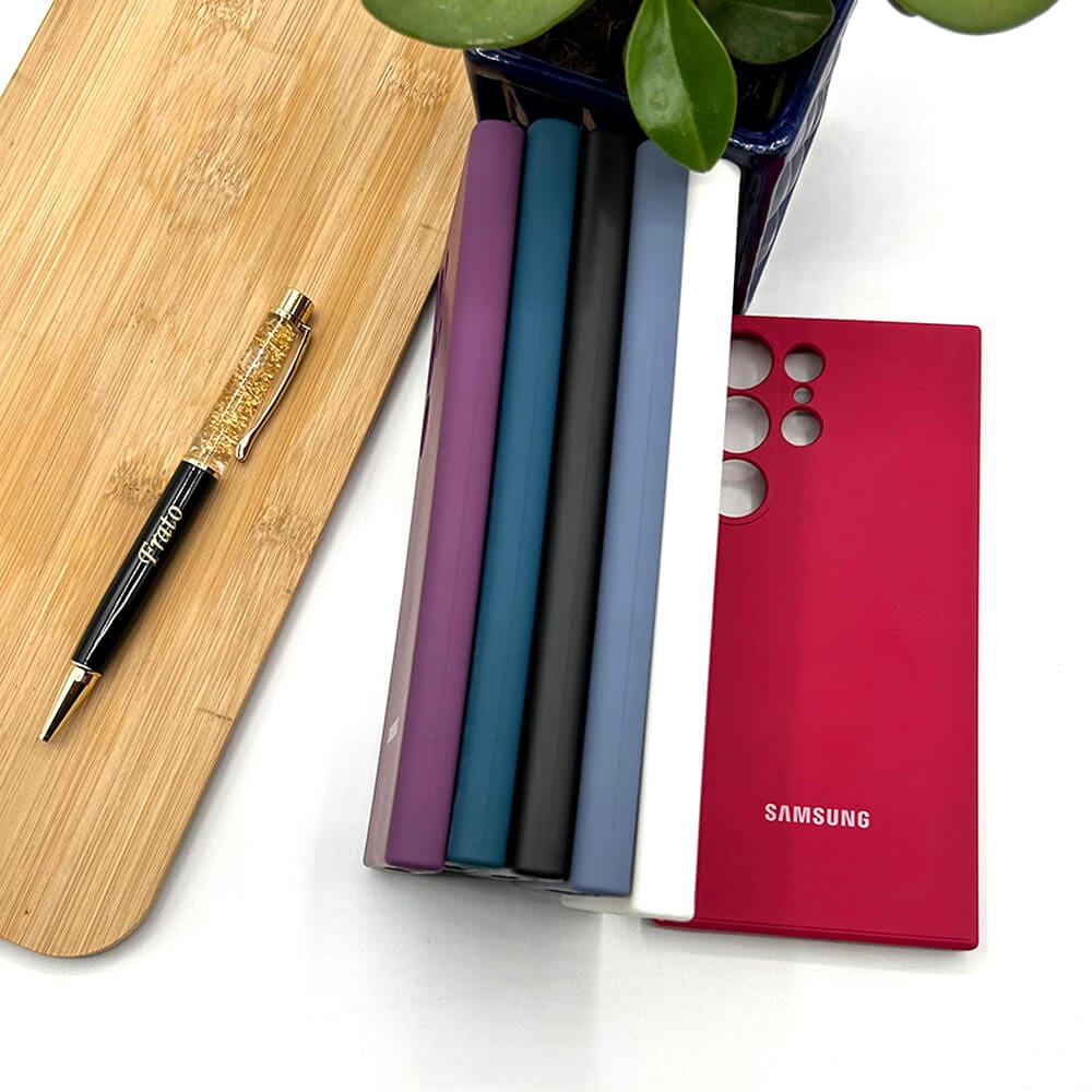 FRATO No Advertising Samsung Galaxy S23 Ultra Liquid Silicone Case Cover