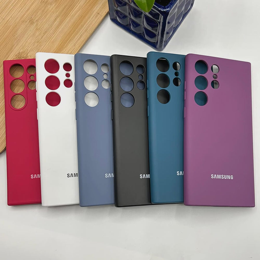 FRATO No Advertising Samsung Galaxy S23 Ultra Liquid Silicone Case Cover