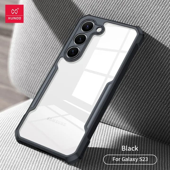 FRATO No Advertising Samsung Shockproof Airbags Bumper Transparent Back Case Cover