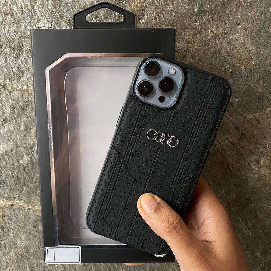 FRATO no stock iPhone 14 Pro Max iPhone Audi A6 Design Synthic Leather Cover Case