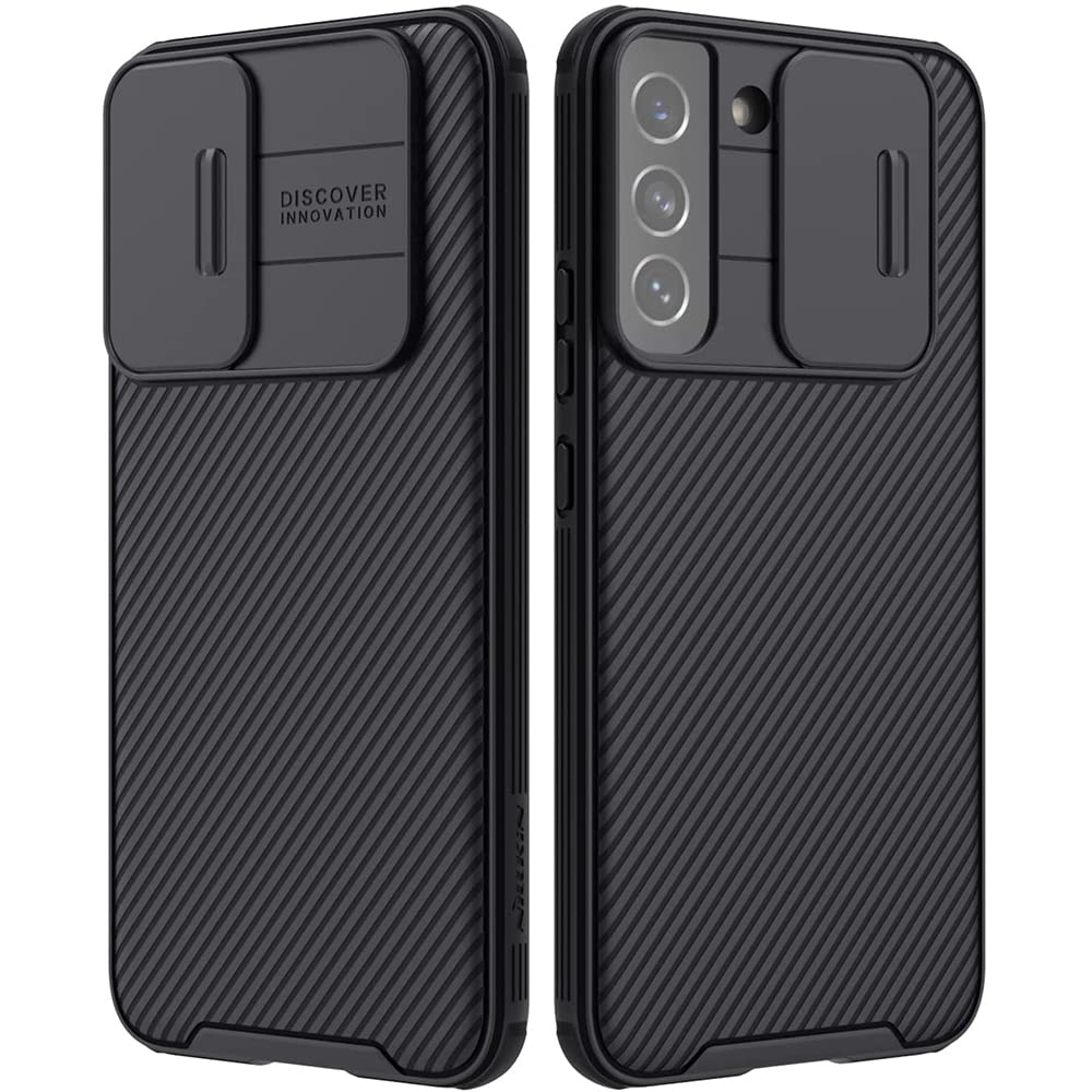 FRATO Samsung S22 samsung Galaxy S22 Camshield Case Cover Black