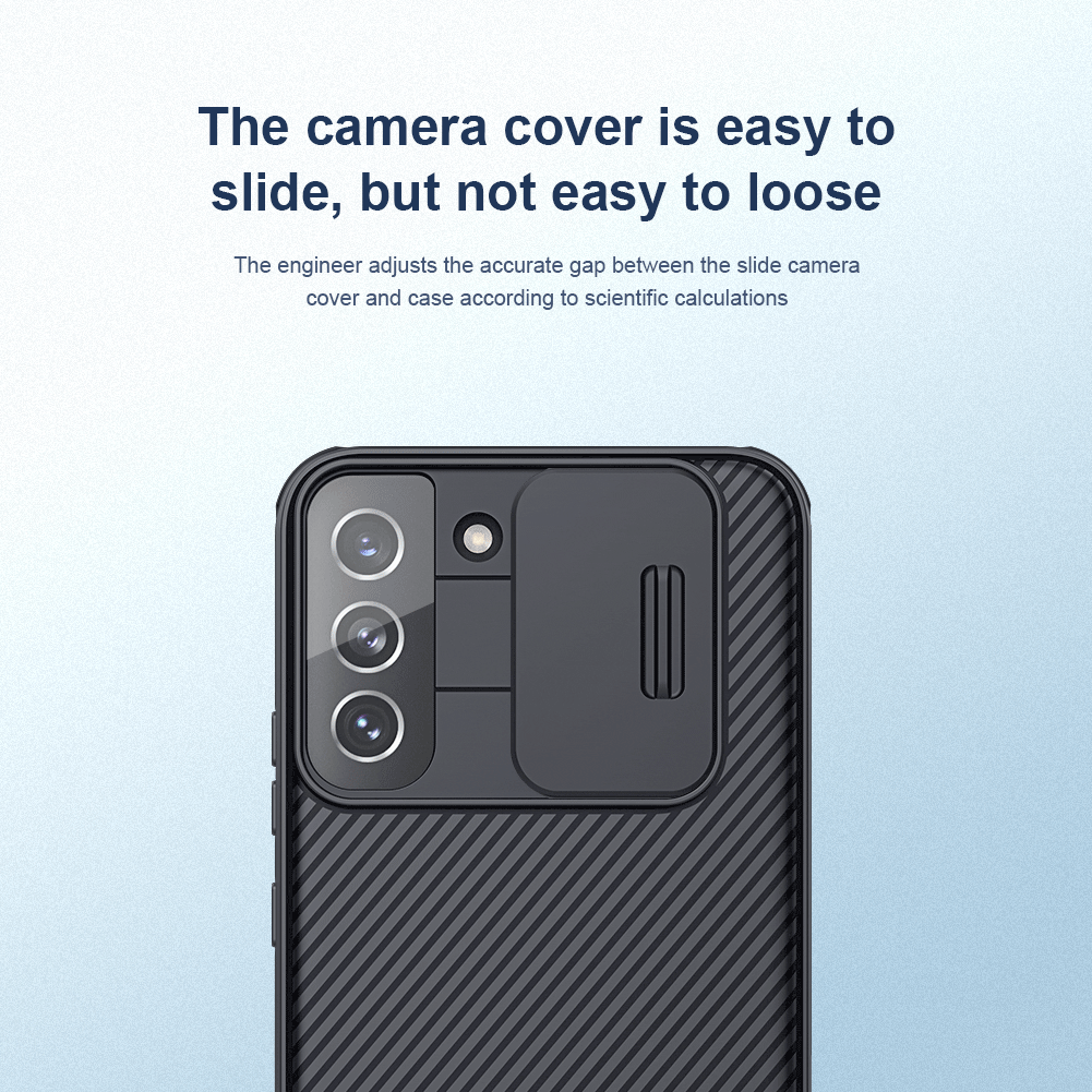 FRATO Samsung S23 Plus Samsung Galaxy S23 Plus Camshield Case Cover Black