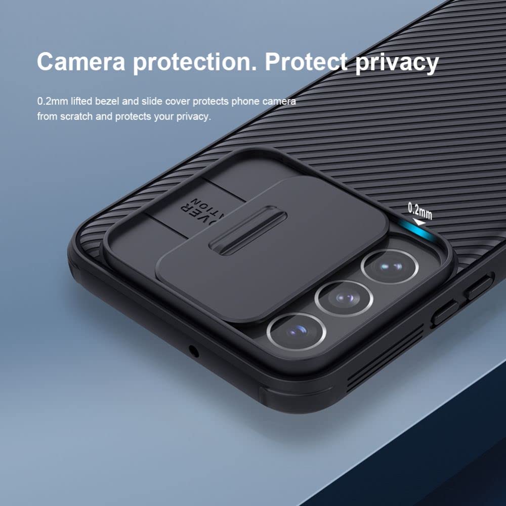 FRATO Samsung S23 Samsung Galaxy S23 Camshield Case Cover Black